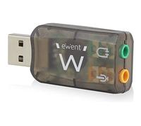 ewent Virtual 3D USB 5.1 Sound Card, EW3751 Audio 5.1