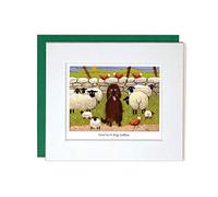 "Ewe're A Big Softee" Mounted Greeting Card by Thomas Joseph - Whimsical Sheep Range