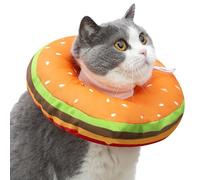 EWES Cat Cone Collar Soft M Size Alternative Neck Cones to Stop Licking Kitten Comfy Elizabethan Collars After Surgery Neuter Dog Donut Collar for Pet e Collar Recovery Shame