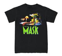 ewewerdrERA Rare The MASK Movie Jim Carrey 1994 Vintage Retro Unisex T-Shirt Black L