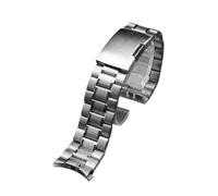 ewgrkba 18mm 20mm 22mm 24mm Stainless Steel Watchband Compatible With Casio EDIFICE EFV-540 EFV-500 BEM501 EFS-S510 EFB-650 ECB900 Watch Belt Strap(Style B-Silver,18mm)