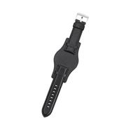 ewgrkba 22mm Black Brown Watch Strap Compatible With Panerai PAM111/441 Fossil CH2564 CH2565 Casio MDV-106 MTP-VD01 Watchband With Men's Wrist Strap(Black-silver,24mm)