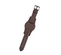ewgrkba 22mm Black Brown Watch Strap Compatible With Panerai PAM111/441 Fossil CH2564 CH2565 Casio MDV-106 MTP-VD01 Watchband With Men's Wrist Strap(Brown-black,24mm)