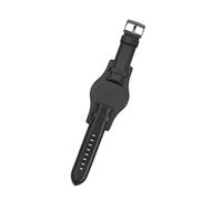 ewgrkba 22mm Black Brown Watch Strap Compatible With Panerai PAM111/441 Fossil CH2564 CH2565 Casio MDV-106 MTP-VD01 Watchband With Men's Wrist Strap(Black-black,24mm)