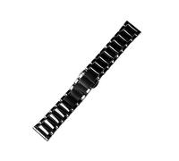 ewgrkba 22mm Black High-grade Bright Ceramic Strap Bracelet Watchbands Compatible With Armani Watch AR1507 AR1509/70002 AX7105 Ceramic Watch(AR-1507 watch band)