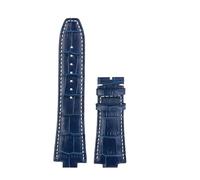 ewgrkba 29x13 Genuine Leather Watch Strap Compatible With Michael Kors Bracelet Mk 8184 8729 9020 MK8152 MK9020 9026 8296 8445 Men Cowhide WatchBand(A Blue no clasp)