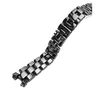 ewgrkba Ceramics Watch Band Compatible With J12 Wristband Women's And Men's Strap Fashion Bracelet Black White Watchband 16mm 19mm(Noir,For woman 16mm)