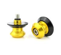 ewgrkba Compatible With Aprilia Dorsoduro 1200 2011-2012 Dorsoduro 750 2011-2016 Motorcycle Aluminum CNC Swingarm Swingarm Spools Stand Bobbins(Gold)