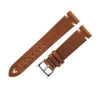 ewgrkba Compatible With Casio A168wAE-1200/1300 F91w A159 F105 A158 A169 F91w SGW-300 Vintage Watch Full Grain Leather Strap Watchband 18mm(Yellow brown)