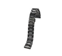 ewgrkba Compatible With Lily 2 Smart Watch Strap Ceramic Watch Strap Fashion Sporty Lily 2 Generation Ceramic Watchband 14m(4102 black)