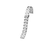 ewgrkba Compatible With Lily 2 Smart Watch Strap Ceramic Watch Strap Fashion Sporty Lily 2 Generation Ceramic Watchband 14m(4101 silver white)