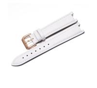 ewgrkba Genuine Leather Watch Strap Compatible With Vivienne Westwood Women Women Soft Comfortable Concave Interface Watchband18mm Wristband(White-Rose-K1)