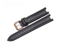 ewgrkba Genuine Leather Watch Strap Compatible With Vivienne Westwood Women Women Soft Comfortable Concave Interface Watchband18mm Wristband(Black-Rose-K1)