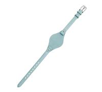 ewgrkba Genuine Leather Watch Strap Women Watchband Small Bracelet 8mm Compatible With Fossil ES4176 ES4119 4026 3262 3077 4340 Watch Band With Mat(Sky blue,8mm silver buckle)