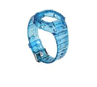 ewgrkba Men Resin Strap Case Compatible With Casio G-shock DW-5600/5000/5025 GW-B5600 G-5600E GW-M5610/M5600 Silicone Watchband Transparent Bracelet(Jelly blue,5600mm)
