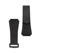 ewgrkba Nylon Canvas Stitched Leather Men's Watch Strap 25mm Compatible With Richard Miller Watch Strap Accessories Bracelet(Noir)