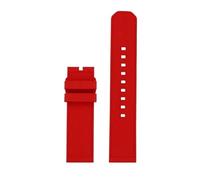ewgrkba Premium-Grade Fluorine Rubber Watchband Compatible With Tissot T-Sport Darth Vader T125617 T116617 T116 Men 22mm Quick Release Wristband(Red no buckle)