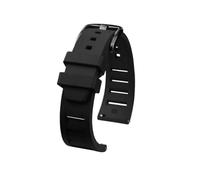 ewgrkba Quick Release Soft Men Compatible With Breitling Avenger Fluoro Rubber Watchband Super Ocean Silicone Watch Strap 20mm 22mm Pin Clasp(A Black black,20mm)