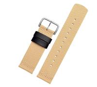 ewgrkba Rubber Watchband Compatible With Casio PRG-650 PRW-6600 PRG600 PROTREK Mountaineering Series Watches Bracelet Black Blue 24mm(Nylon Khaki silver)