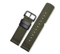 ewgrkba Rubber Watchband Compatible With Casio PRG-650 PRW-6600 PRG600 PROTREK Mountaineering Series Watches Bracelet Black Blue 24mm(Nylon green black)