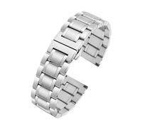 ewgrkba Stainless Steel Watch Strap Compatible With Citizen Seiko Casio Steel Men Women Watchband20 22MM Bracelet Silver Black Gold Solid Watchstrap(Silver,21mm)