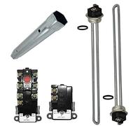 EWH-03 Electric Water Heater Tune-Up Kit with Element Wrench, Includes Upper & Lower Heater Thermostat, 2x Heater Elements - 4500W 240V (3500W@208V), 1 x Element Wrench, Water Heater Replacement Parts