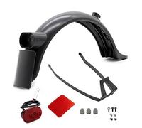 eWheel Rear Fender Kit with Metal Reinforcement Bracket & LED Rear Light & Reflective Adhesive for Xiaomi Electric Scooters