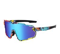 Ewleguzka Sports Sunglasses, Cycling Photochromic Glasses for Mountain Bike, Fishing, Clear PC Ultra-Light Unisex Kids Boys Girls