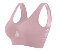 Ewleguzka Women's Sports Bra High Impact Full Coverage Wirefree Workout Non Padded Ultimate Running Bra SportsFitness Gym Sleeping Everyday Wear Plus Size