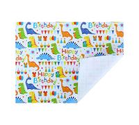 Ewleguzka Wrapping Paper,70x50cm Birthday Wrapping Paper,Birthday Gift Pape with Gradient Multi-color for Boy Men Girl Women