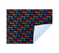 Ewleguzka Wrapping Paper,70x50cm Birthday Wrapping Paper,Birthday Gift Pape with Gradient Multi-color for Boy Men Girl Women