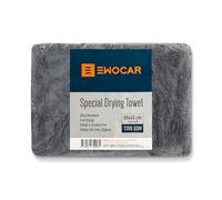 EWOCAR 1200GSM Gorilla Special Twisted Loop Car Drying Towel Ultra Absorbent Edgeless Dark Grey 60cm x 40xm | 60cm x 90cm (60 x 40)