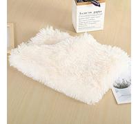 Ewolee Dog Blanket, Super Soft Warm Fluffy Pet blanket, Shaggy Faux Fur Pet Snuggle Blanket Washable Sleep Bed Mat for Small Medium Large Dogs and Cats (Small, White)
