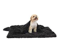 Ewolee Dog Blanket, Super Soft Warm Fluffy Pet blanket, Shaggy Faux Fur Pet Snuggle Blanket Washable Sleep Bed Mat for Small Medium Large Dogs and Cats (Medium, Dark Grey)