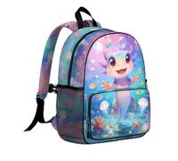 Ewozet Toddler Backpack for Boys Girls ages 3-5 4-6 5-7, Lightweight Small Kindergarten Daycare, Cute Preschool Bookbag, Axolotl Ocean Theme, One Size