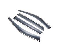 EWQPHLS 4pcs Window Sun Rain Guard Compatible for Kia K2 RIO Pride UB Hatchback 2011-2017 Visor Vent Shades Deflector