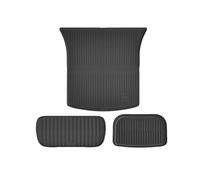 EWQPHLS Floor Mats Compatible for Tesla Model Y Juniper 2025 TPE Floor Liners Fully Surrounded With Door Sill Protector Front Rear Cargo Liner Juni(3PCS Trunk Mat)