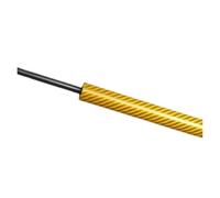 EWQPHLS Hood Support Rods Compatible for Fiesta Mk6 Mk7 2009-2020 1PC Front Bonnet Modify Carbon Fiber Spring Lift Shock Damper(Yellow Carbon Fiber)