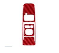 EWQPHLS Real Carbon Fiber Sticker Compatible for Subaru Impreza 2009 2010 2011 Dim Light Control Cover Trim Car Switch Adjust Interior Stickers(Red)