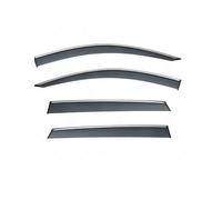 EWQPHLS Side Window Viso Deflector Compatible for Audi Q7 MK1-4L Windshield Eyebrow Guide Rainscreen(No bright bars)