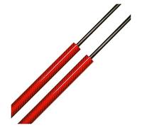 EWQPHLS Trunk Support Rods Compatible for Fiat Stilo 192 3-door Hatchback 2000-2007 440MM Qty 2 Rear Tailgate Lift Shock Absorber with Spring(Red Carbon Fiber)