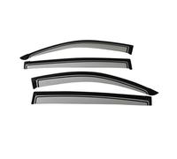 EWQPHLS Window Visor Weathershields Compatible for Mitsubishi Triton MQ MR L200 2015 2016 2017 2018 2019 2020 2021 Weather Shields(Sliver)