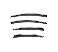 EWQPHLS Window Visors Compatible for Geely Emgrand EC7 Wind Rain Sun Rain Shade Vent Visor Guard(Army green)