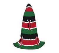 EWQrtyy Flag Of Kenya Printing Hooded Cape For Teenagers,Halloween Hooded Cape For Teenagers