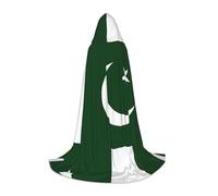 EWQrtyy Flag Of Pakistan Printing Hooded Cape For Teenagers,Halloween Hooded Cape For Teenagers