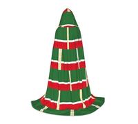 EWQrtyy Flag Of The Chechen Republic Printing Hooded Cape For Teenagers,Halloween Hooded Cape For Teenagers