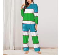 EWQrtyy Flag Of The Republic Of Uzbekistan Printing Qqq Black