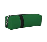 EWQrtyy Flag of The Sultanate of Delhi Printing School Leather Pen Pencil Case,Zip Pouch,Accessories Holder, Stationery Bag,Back to School Gift