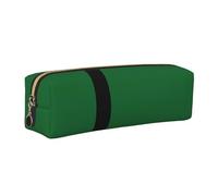 EWQrtyy Flag of The Sultanate of Delhi Printing School Leather Pen Pencil Case,Zip Pouch,Accessories Holder, Stationery Bag,Back to School Gift