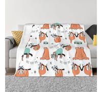 EWQrtyy Funny Cute Animal Sloth Music Printing Ultra Soft Micro Fleece Blanket, Anti Pilling Flannel Blankets For Bed Sofa,Foldable 2 Sizes